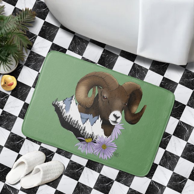 Bighorn Sheep Badrumsmatta (Skapare uppladdad)