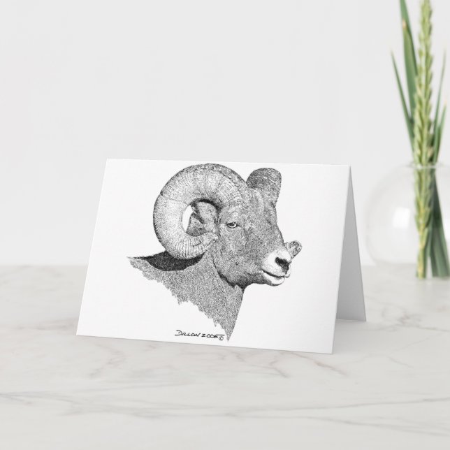 Bighorn Sheep Kort (Framsida)
