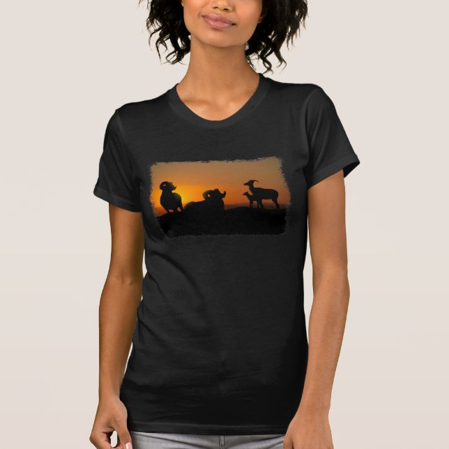 Bighorn Sheep T Shirt (Framsida)