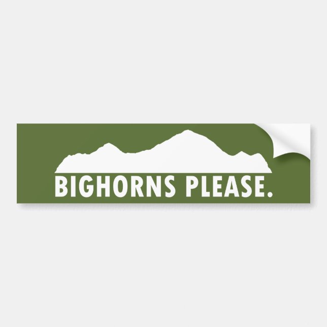 Bighorns, tack bildekal (Framsidan)