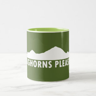 Bighorns, tack Två-Tonad mugg