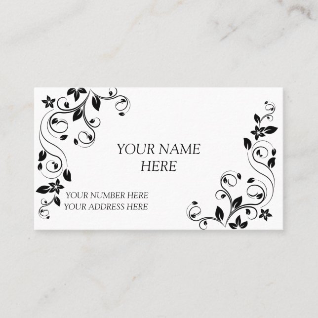 biglietto da visita visitkort (Framsida)