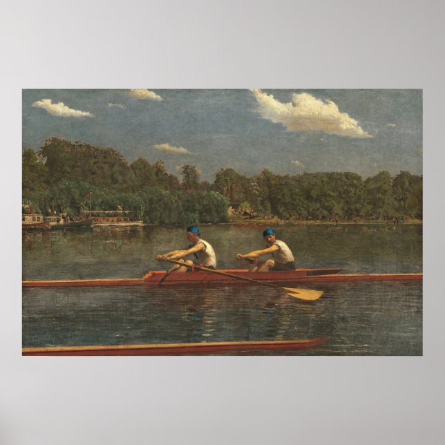 Biglin Brothers - Thomas Eakins Fine Art Poster (Framsidan)