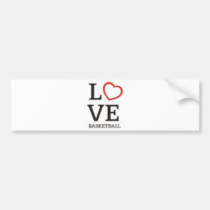 bigLOVE-basketball. Bildekal