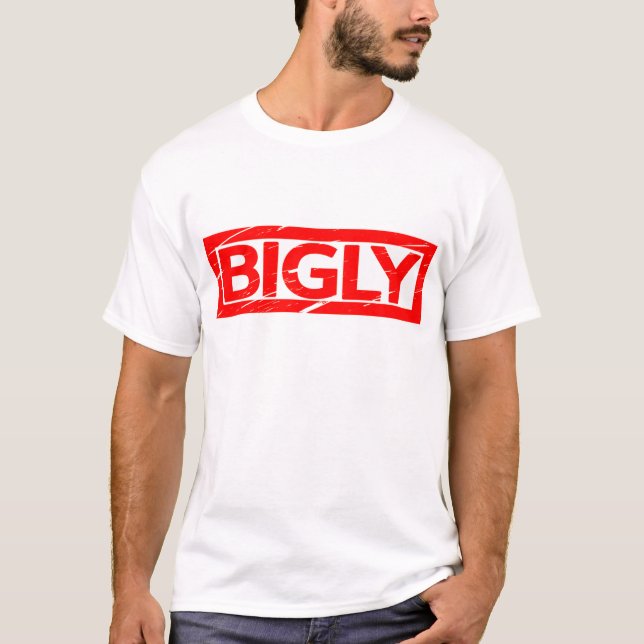 Bigly Frimärke T Shirt (Framsida)