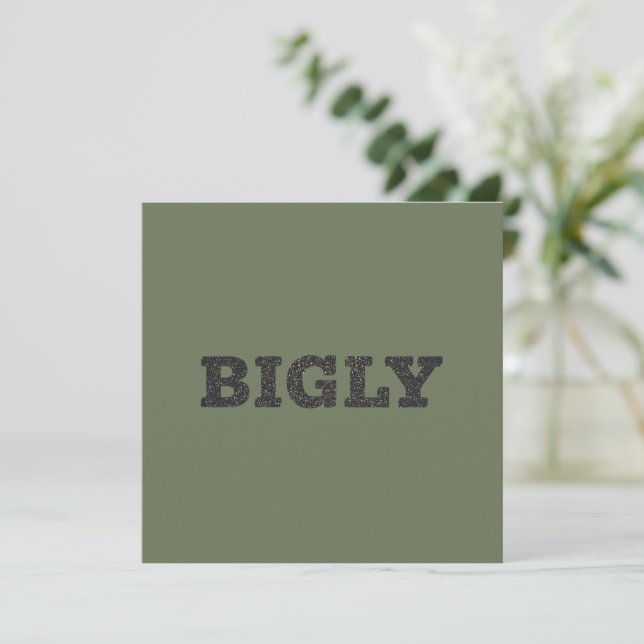 BIGLY PARTY-ANBUD INBJUDNINGAR (Stående Fram)