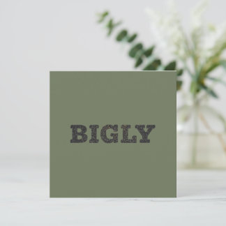 BIGLY PARTY-ANBUD INBJUDNINGAR