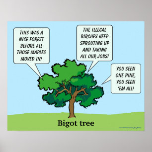 Bigot Träd Poster