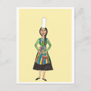 "Bigoudène crêpes time"-vykort Vykort