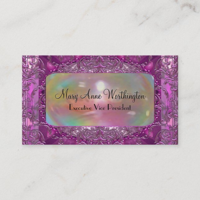 Bigsbey elegantprofessionell visitkort (Framsida)