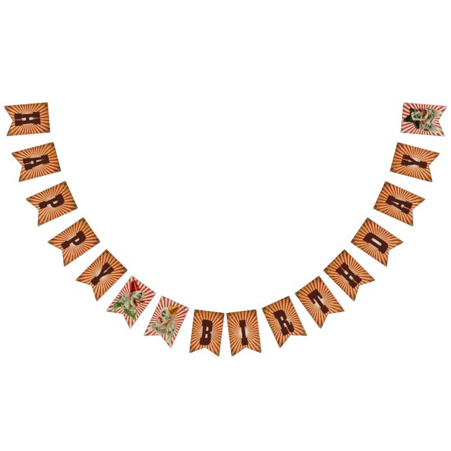 Bigtop-banderoll för Födelsedagsfesten Circus-tema Vimplar (Alla)