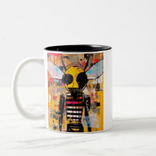 Bihandled Konst Mugg