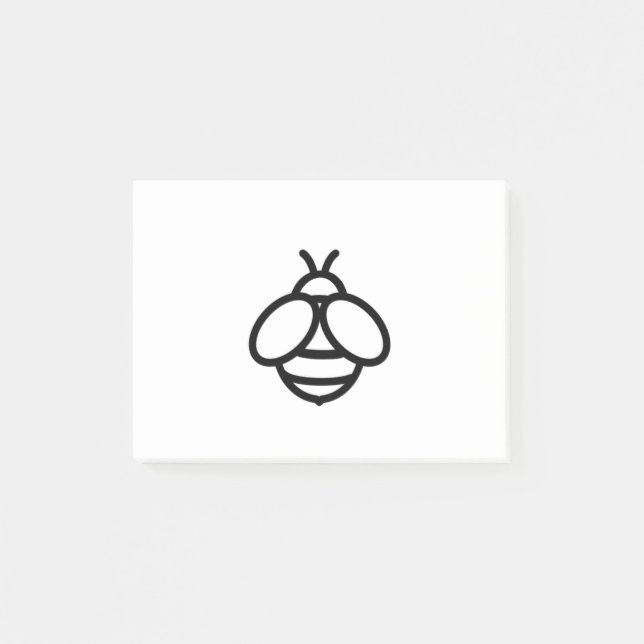 Bihonungsbin, humlebie Cute insekt Post-it Block (Framsida)