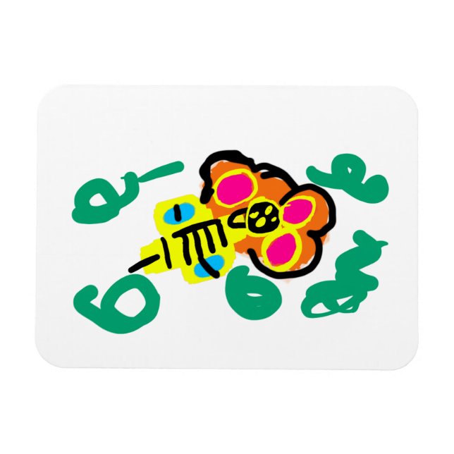 Bihonungsblomma Magnet (Horisontell)