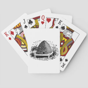 Bihus och bin #1 Heraldisk vintage Spel Kort