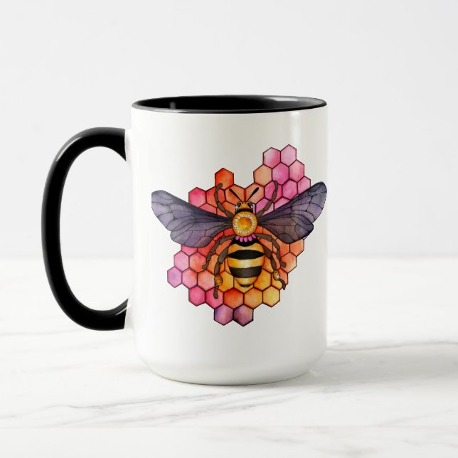 Bihusget Honungsbin Mugg (Vänster)