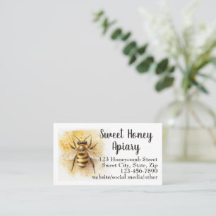 Bihushydd Apiary Visitkort