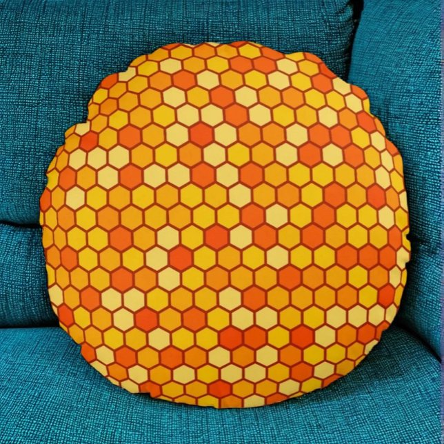 Biinspirerad Mysigt Honeycomb Dekorativ kudde (Skapare uppladdad)