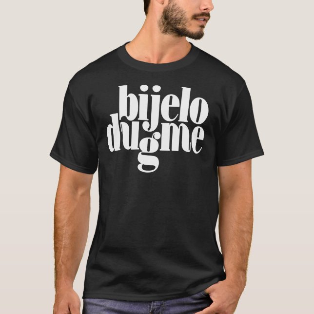 Bijelo Dugme YU rock band Jugoslavija Yugoslavia J T Shirt (Framsida)