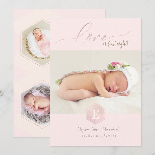  bikaka, födelsemeddelande+Tack Inbjudningar (Fram/baksida)