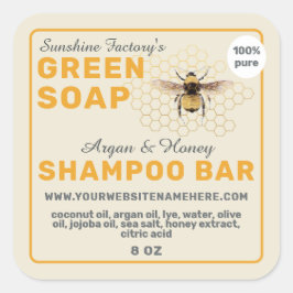 Bikakegul Schampoobar Etikett