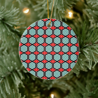 Bikakekeramikkretsornament Julgransprydnad Keramik