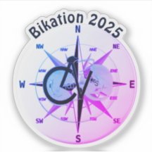 Bikation 2025 Anpassningsbar-cut Vinyl Sticker