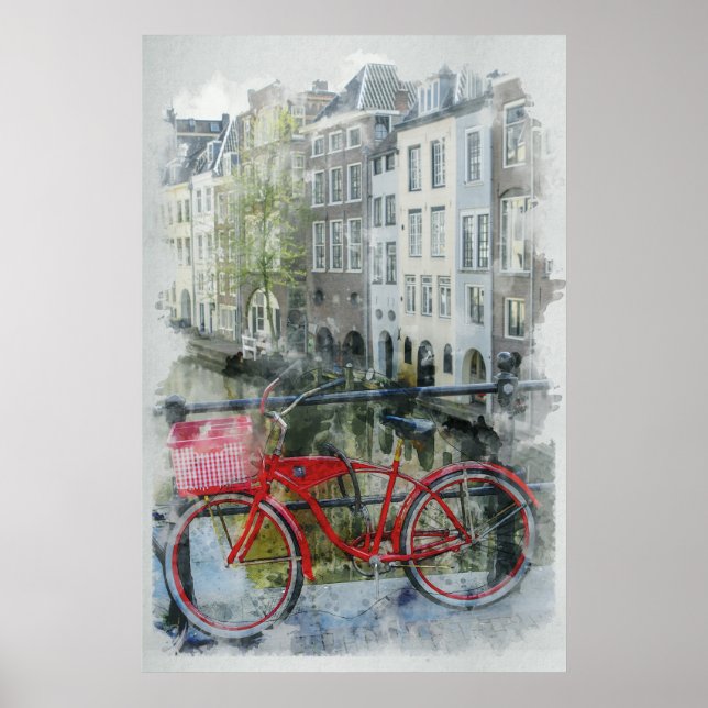 Bike, amsterdam poster (Framsidan)