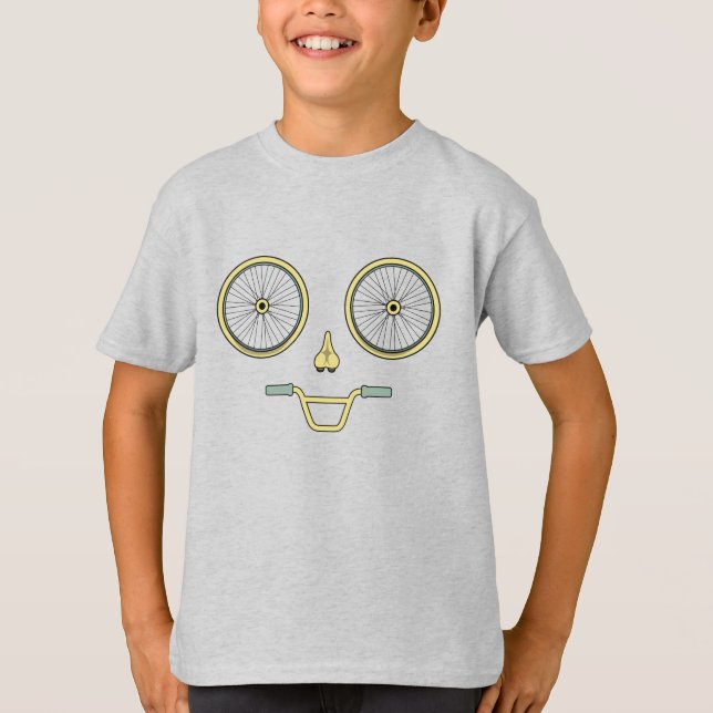 Bike Ansikte T Shirt (Framsida)