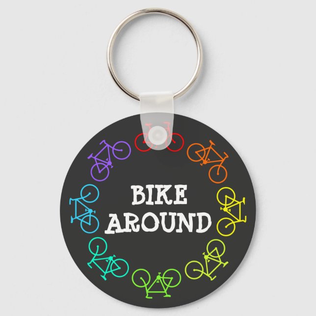 Bike Around Nyckelring (Framsida)