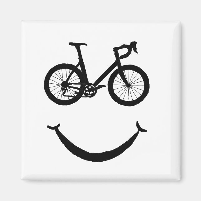 Bike Art Riding Bicycle Clipart Biking Clip Art Magnet (Framsidan)