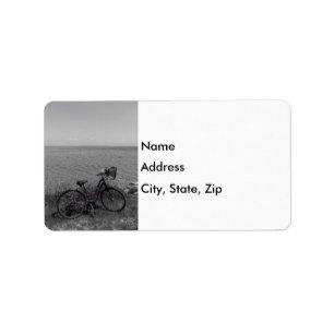 Bike at Mackinac Select Färg Address Label Adressetikett