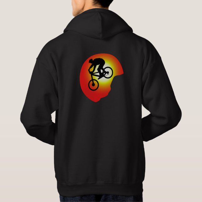 Bike-bergsbacken Hoodie (Baksida)