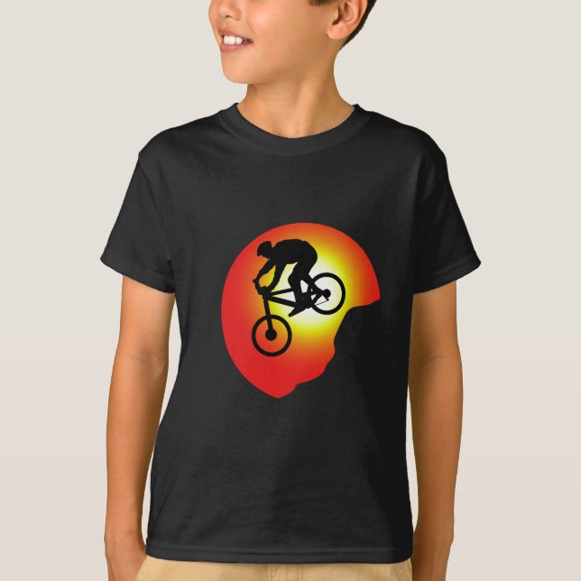 Bike-bergsbacken T Shirt (Framsida)