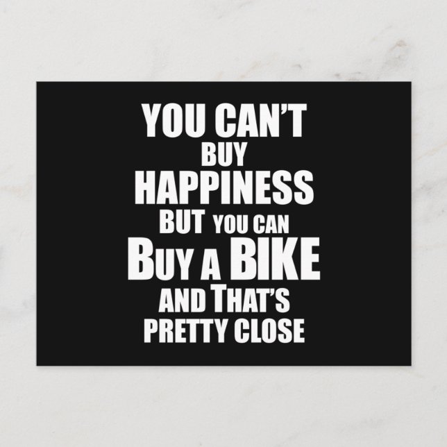 Bike Bicycle Cycling MTB Gift Idea Vykort (Framsida)