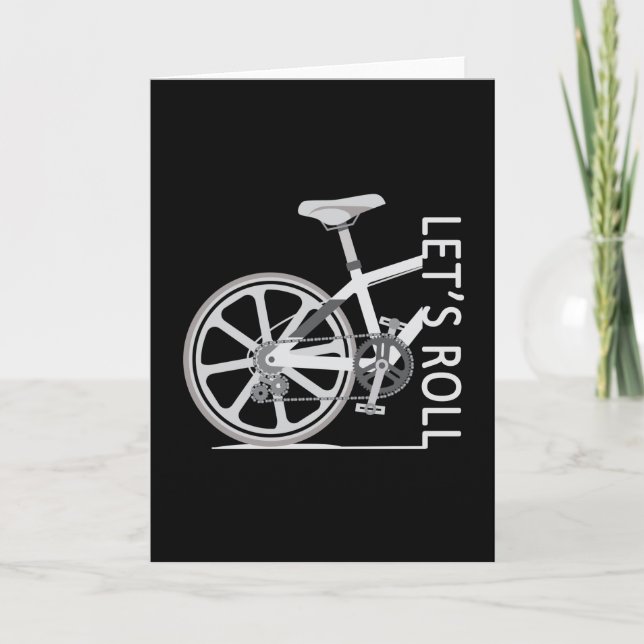 Bike Bicycle Downhill MTB Gift Kort (Framsida)