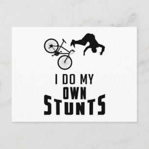 Bike Biking Bicycle Downhill Gift Idea Vykort