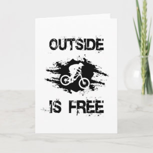 Bike Biking MTB Cycling Bicycle Gift Idea Kort