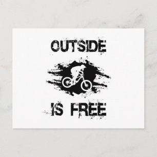 Bike Biking MTB Cycling Bicycle Gift Idea Vykort