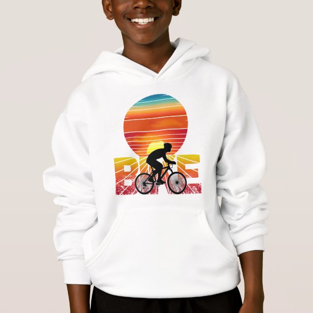 BIKE BIKING SUNSET T SHIRT (Framsida)