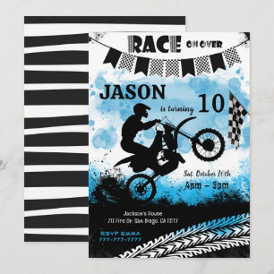 Bike Birthday-inbjudan Inbjudningar