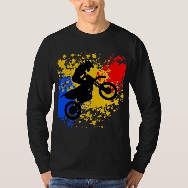 Bike Boy Dirt Bike Motocross MX Gift T Shirt (Framsida)