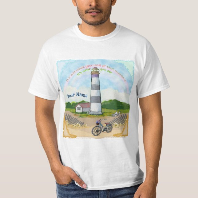 Bike Choice Lighthouse T Shirt (Framsida)