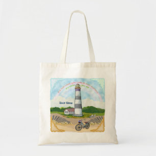 Bike Choice Lighthouse tote bag Tygkasse