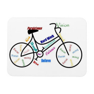 Bike, Cycle, Cycle, Sport, Biking, Motivering Magnet