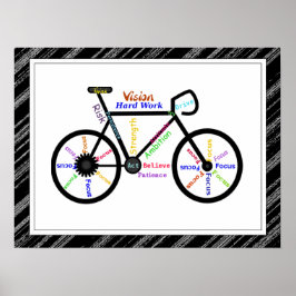Bike, Cycle Sport, Motivational Ord & Rand Poster