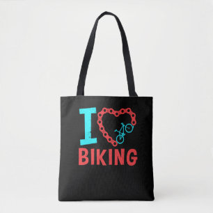 Bike Cycling Bicycle I Kärlek Biking Tygkasse