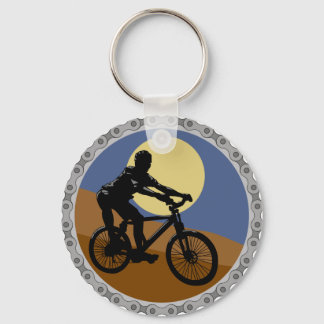 Bike Cyclist Design Nyckelring
