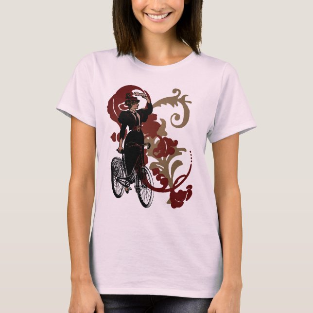 Bike Dam T Shirt (Framsida)