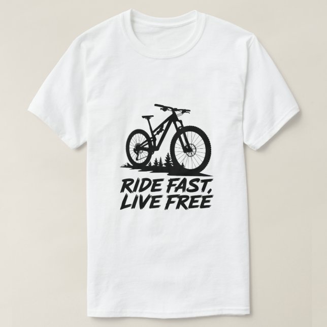 Bike Design för bergsberg i äventyr T Shirt (Design framsida)
